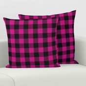 Hot Pink Buffalo Check Plaid