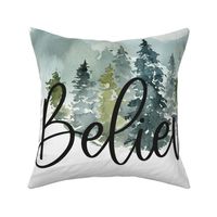 27x36 believe christmas