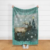 27x36 blanket let it snow