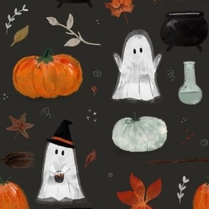 Medium Scale Trick or Treat Ghosts