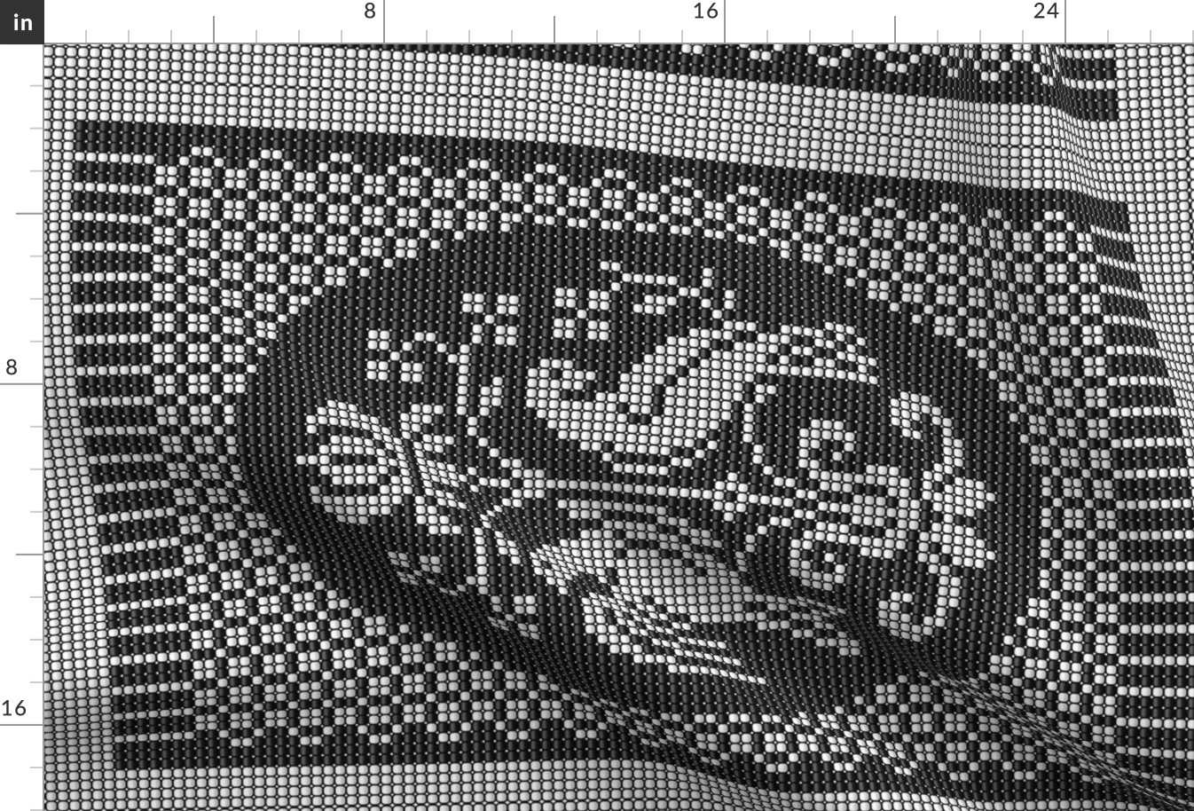 Vintage doves tapestry black white beads Wall Hanging