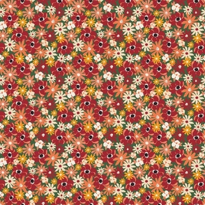 Flower Meadow Red Yellow White