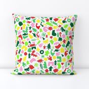 Colorful Christmas  Shapes Print