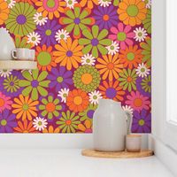 Hippie flower-power  pattern