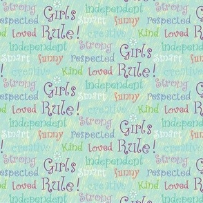 Girls Rule - blue-Smaller