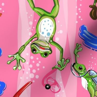 Frogmen & Friends | Pink