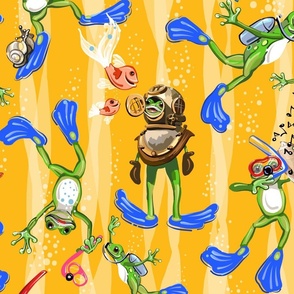 Frogmen & Friends | Yellow
