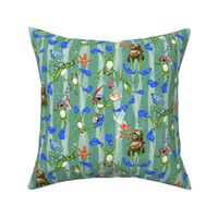 Frogmen & Friends | Small | Soft Green