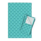 Book Damask Aquamarine