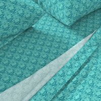 Book Damask Aquamarine