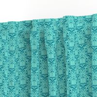 Book Damask Aquamarine