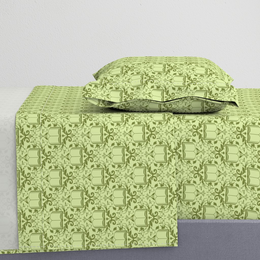 Book Damask Green