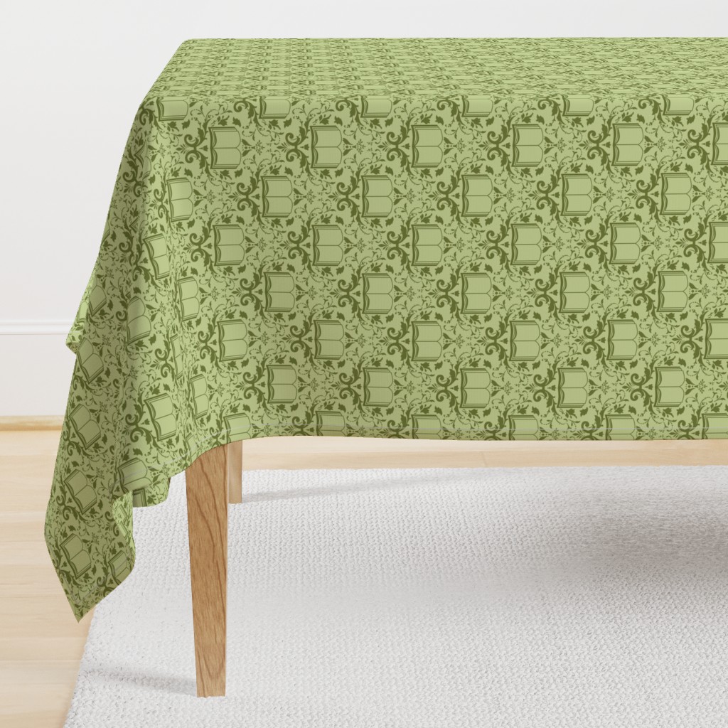 Book Damask Green