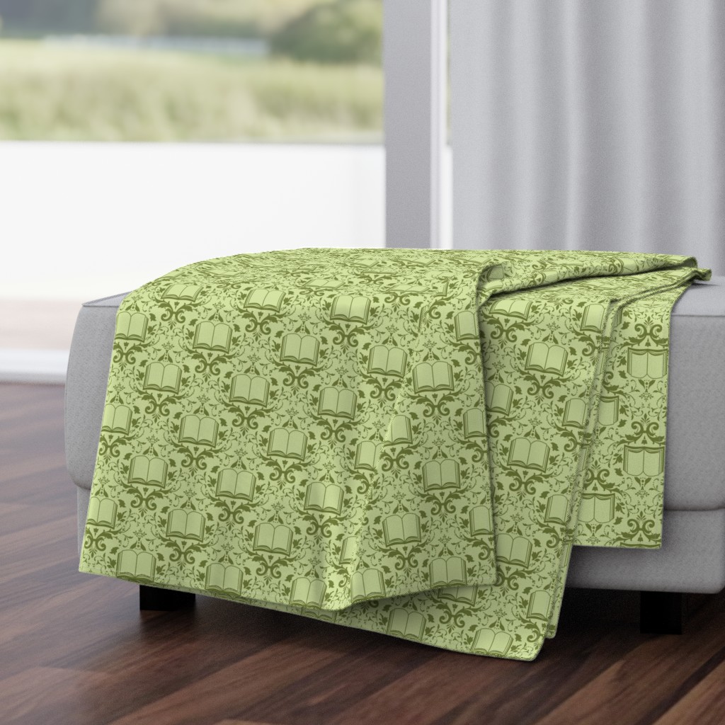 Book Damask Green