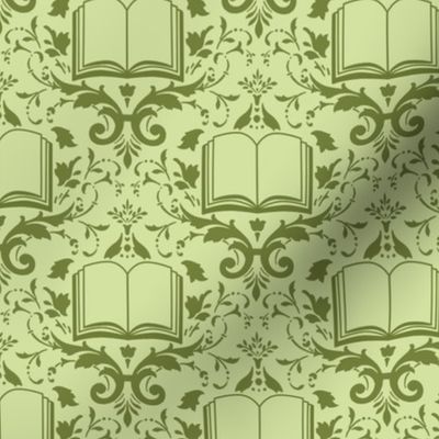 Book Damask Green