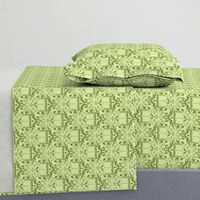 Book Damask Green