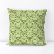 Book Damask Green