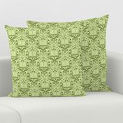 Book Damask Green