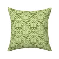 Book Damask Green