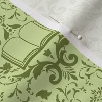 Book Damask Green