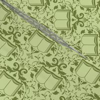 Book Damask Green