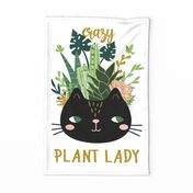 crazy about plants and cats