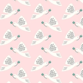 Doves/blush pink