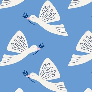 Doves/blue/large