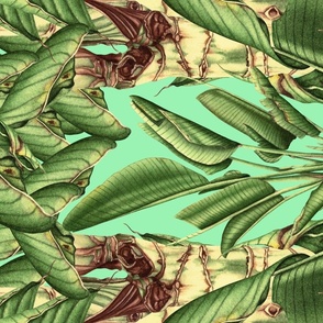 Strelitzia palm in lush/hawaiian vibe/fat quarter