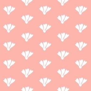 Coral Flower one direction bold and simple - peach