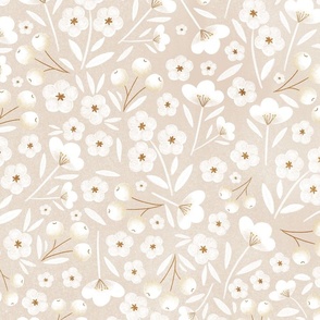 white pearl  flower - JG