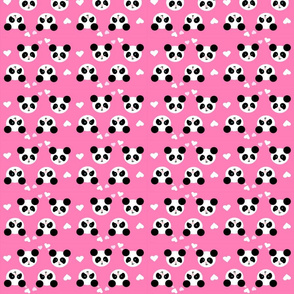 Panda Love Pink Small