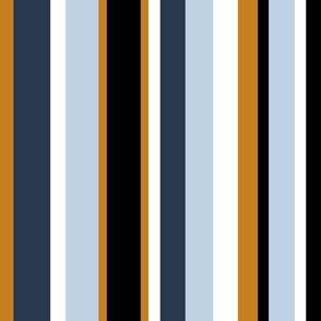 Blue Gold Stripes