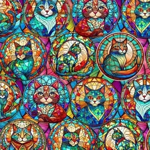 Stained Glass Kittens