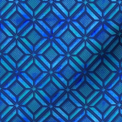 star lattice blue