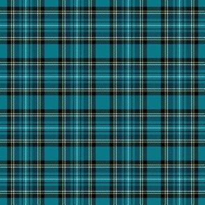 ★ TEAL TARTAN XS ★ Royal Stewart inspired / Extra Small Scale (2") / Collection : Plaid ’s not dead – Classic Punk Prints