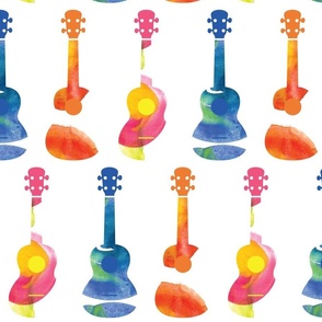 Ukuleles - Watercolor