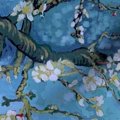 Van Gogh Blossoming Almond branches original 