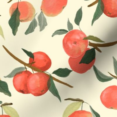 Apples season in bright background 