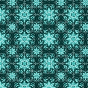 Snowflake mandala Mint green