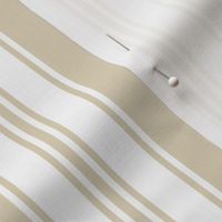 Vintage stripes cream white french