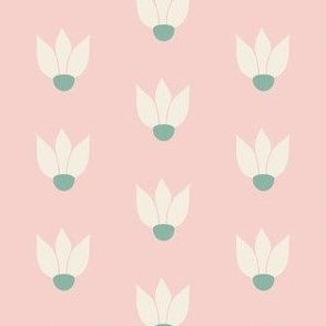 Simple Bold One Direction Wildflower - pastel pink