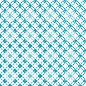 Geometric Pattern: Circle Nested Outline: Pacifica
