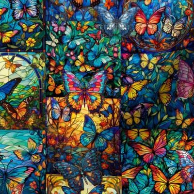 Stained Glass Butterflies