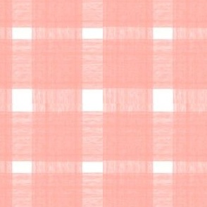 Watercolor Pink 1.5 sq inch Block Plaid