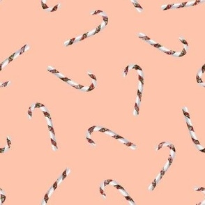 Floral Candy Canes // Peachy