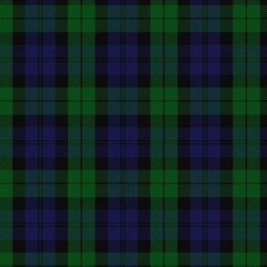 Larger Military  Blackwatch Scottish Tartan Plaid