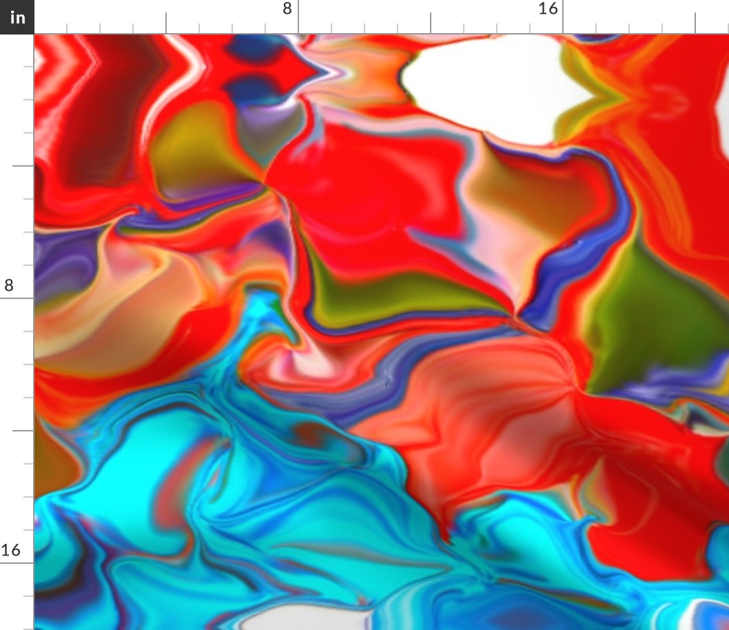 Radio Spectrum Waves (large scale mirror repeat)