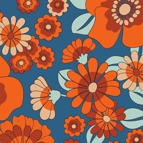 60's orange floral-07