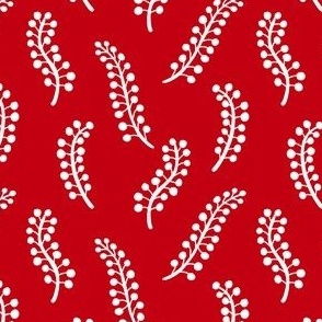 Freya Floral Fillers - Scarlet Small Scale